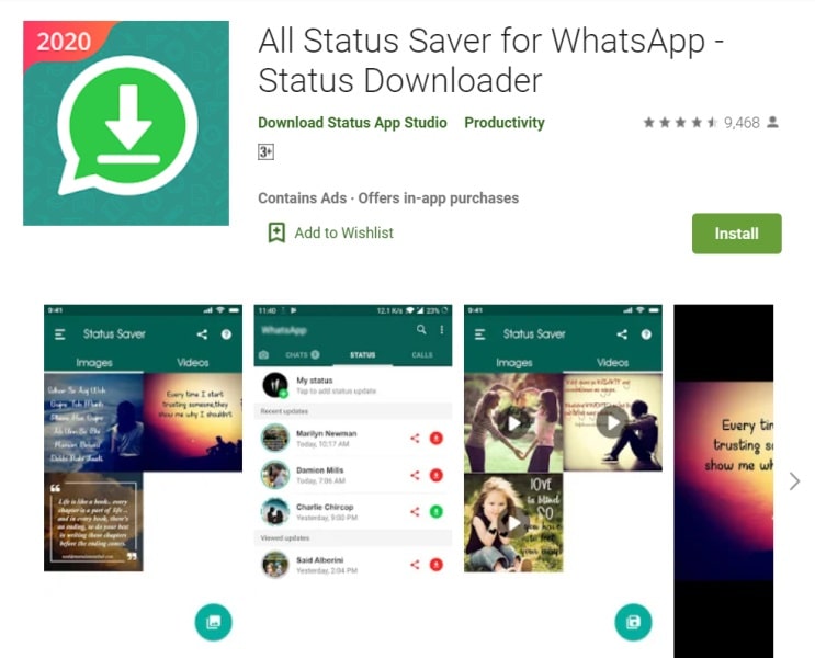 All Status Saver for WhatsApp Status Downloader