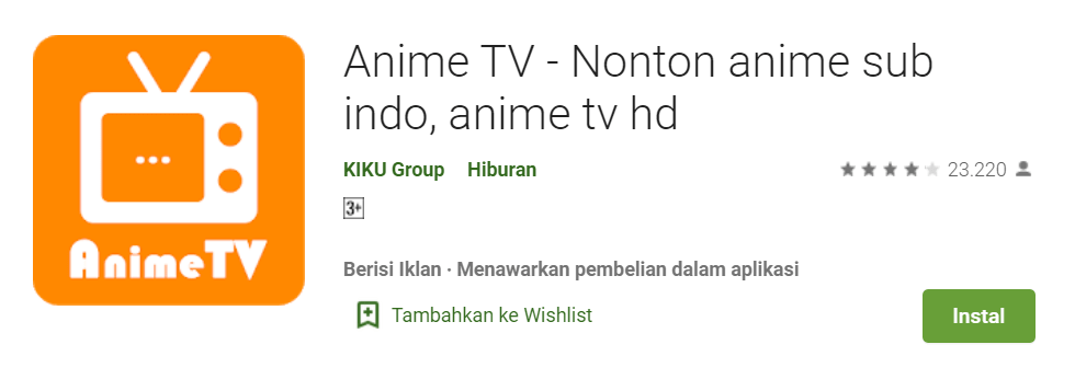 Anime TV Nonton anime sub indo anime tv hd