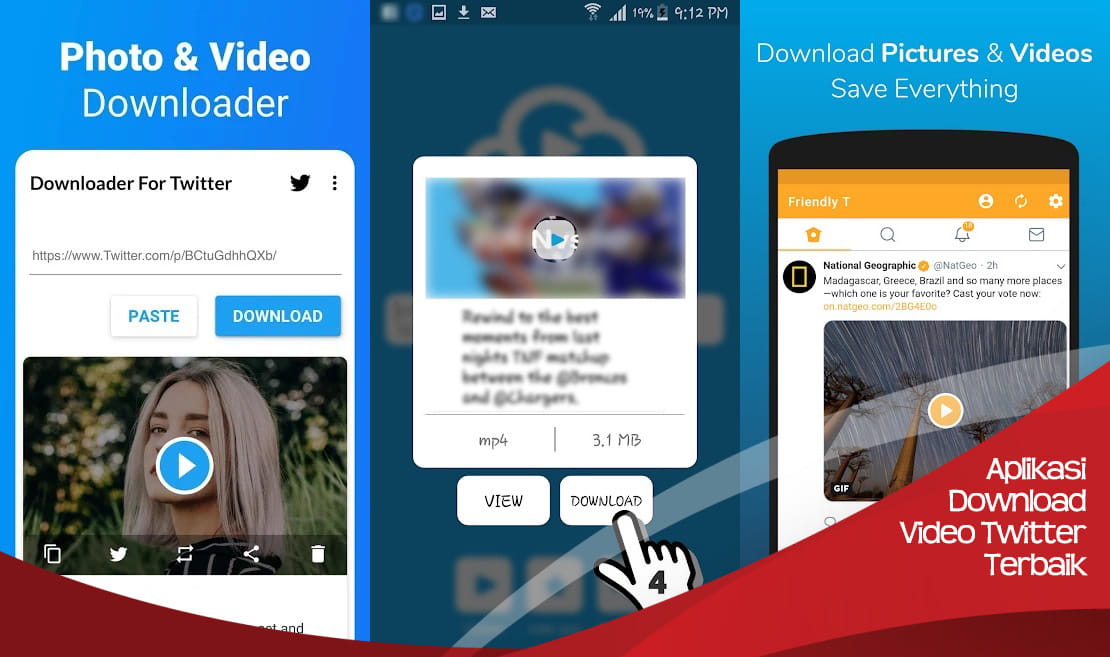 Aplikasi Download Video Twitter Buat Smartphone