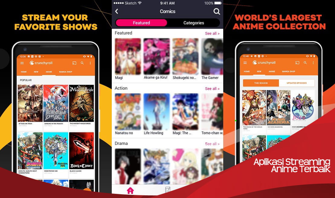 Aplikasi Streaming Anime Buat Para Otaku Mania