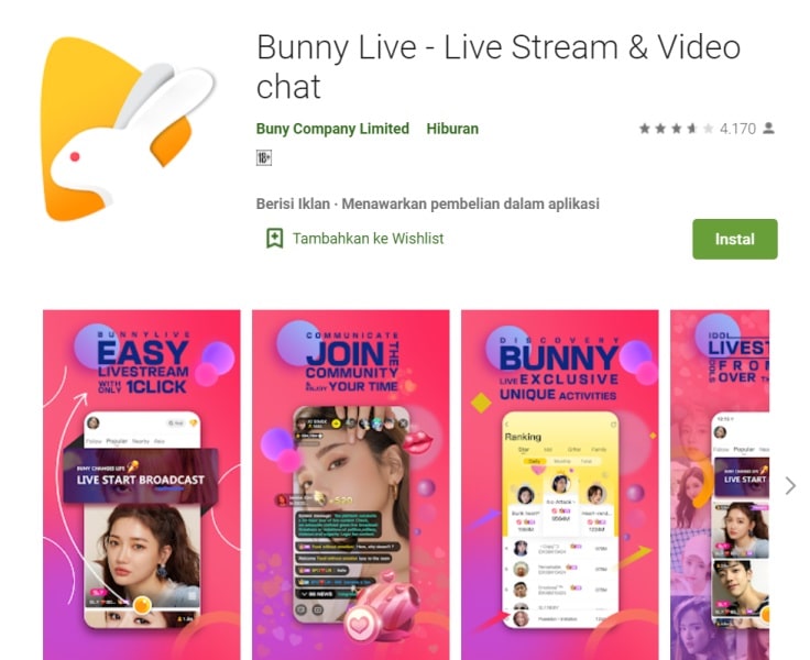 Bunny Live Live Stream Video chat