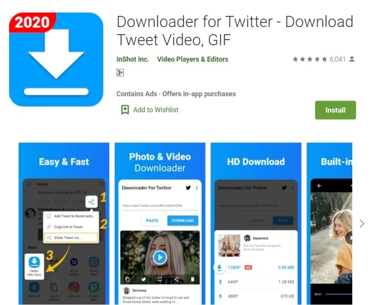 Downloader for Twitter Download Tweet Video GIF
