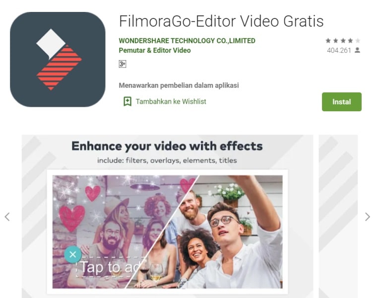 FilmoraGo Editor Video Gratis