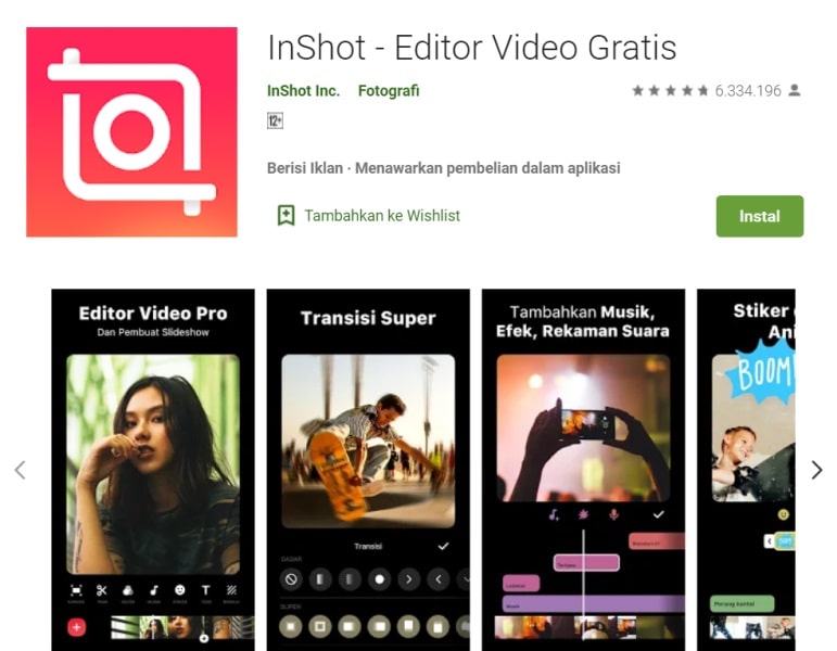InShot Editor Video Gratis