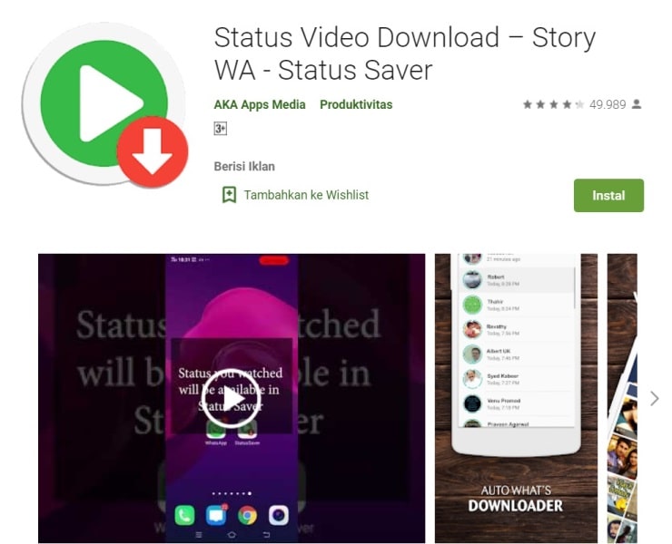 Status Video Download – Story WA Status Saver
