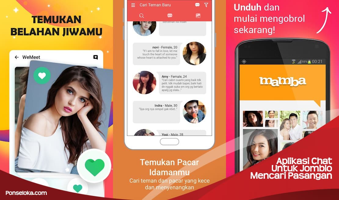 Aplikasi Chat Untuk Jomblo Mencari Teman atau Pasangan