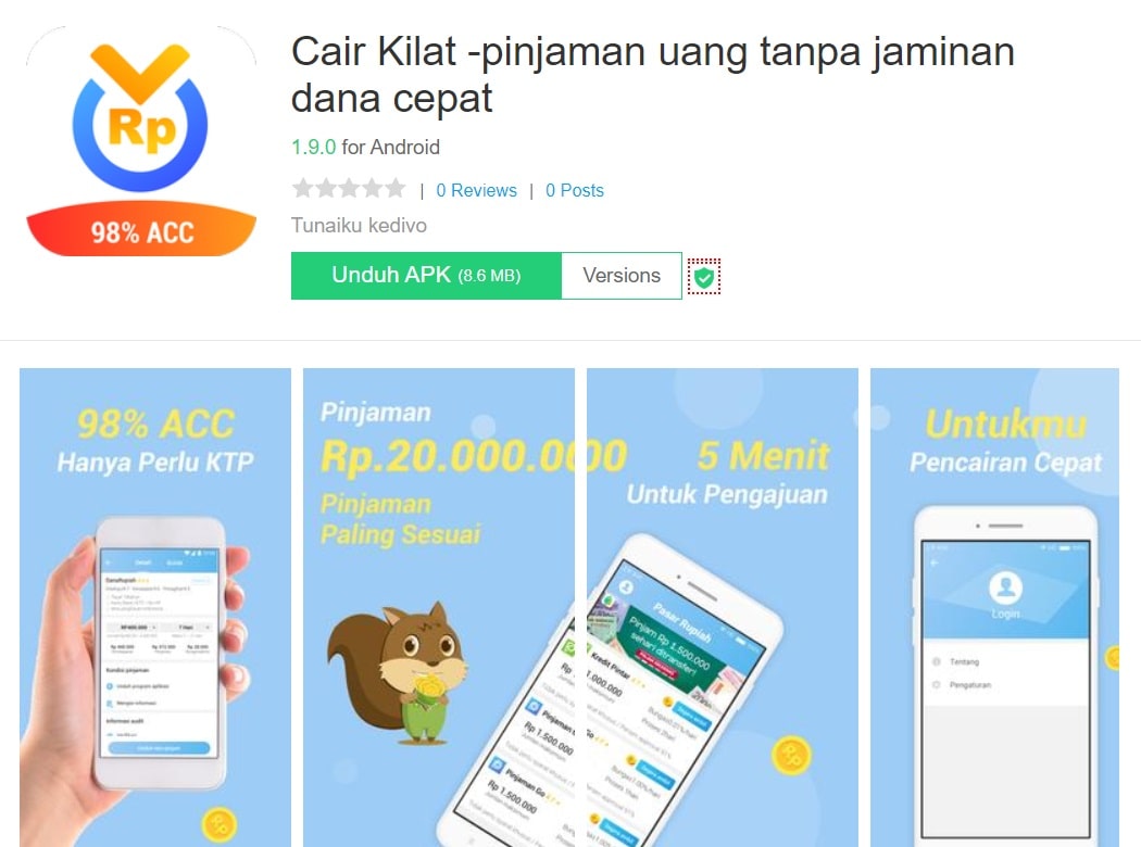 Aplikasi pinjaman online ojk