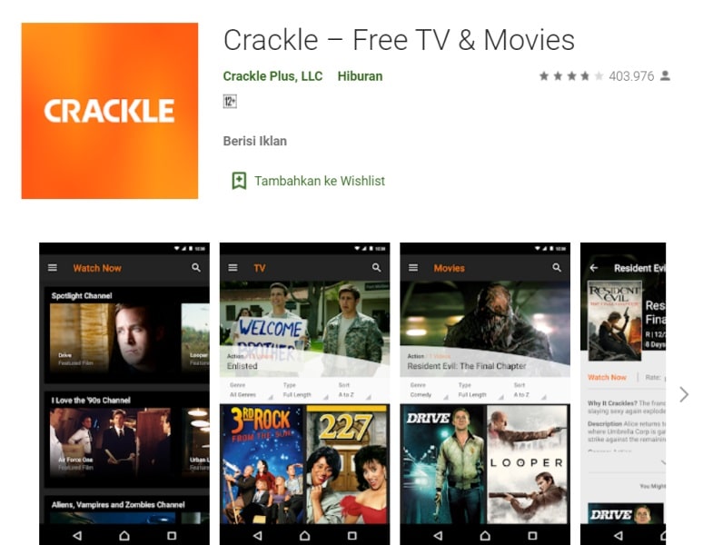 Crackle – Free TV Movies