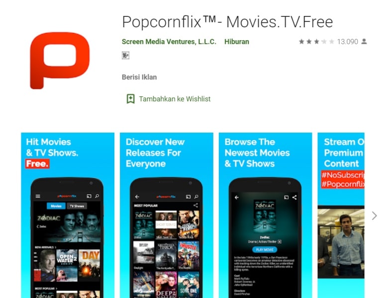 Popcornflix Movies.TV .Free