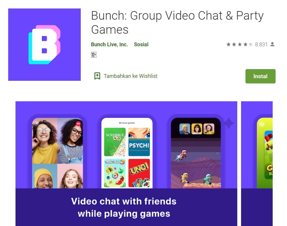 Bunch Group Video Chat Party Games