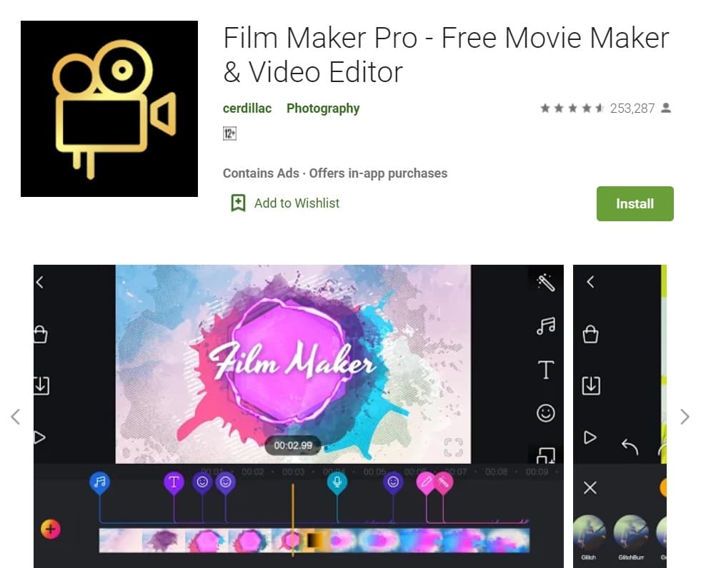 Film Maker Pro Free Movie Maker Video Editor