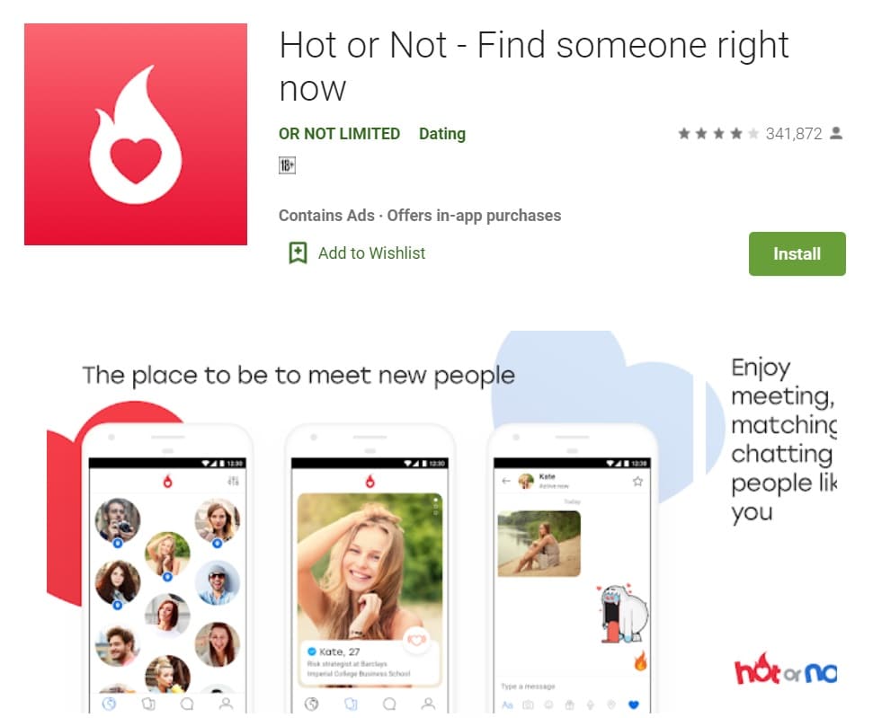 Hot or Not Find someone right now