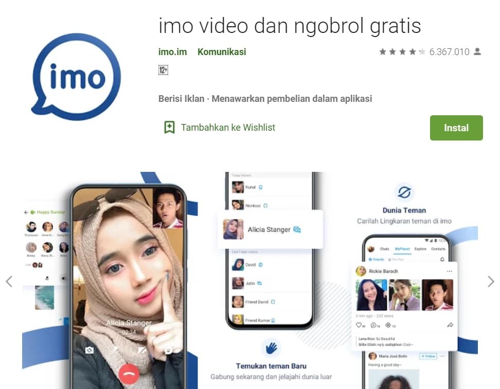 IMO Video dan Ngobrol Gratis