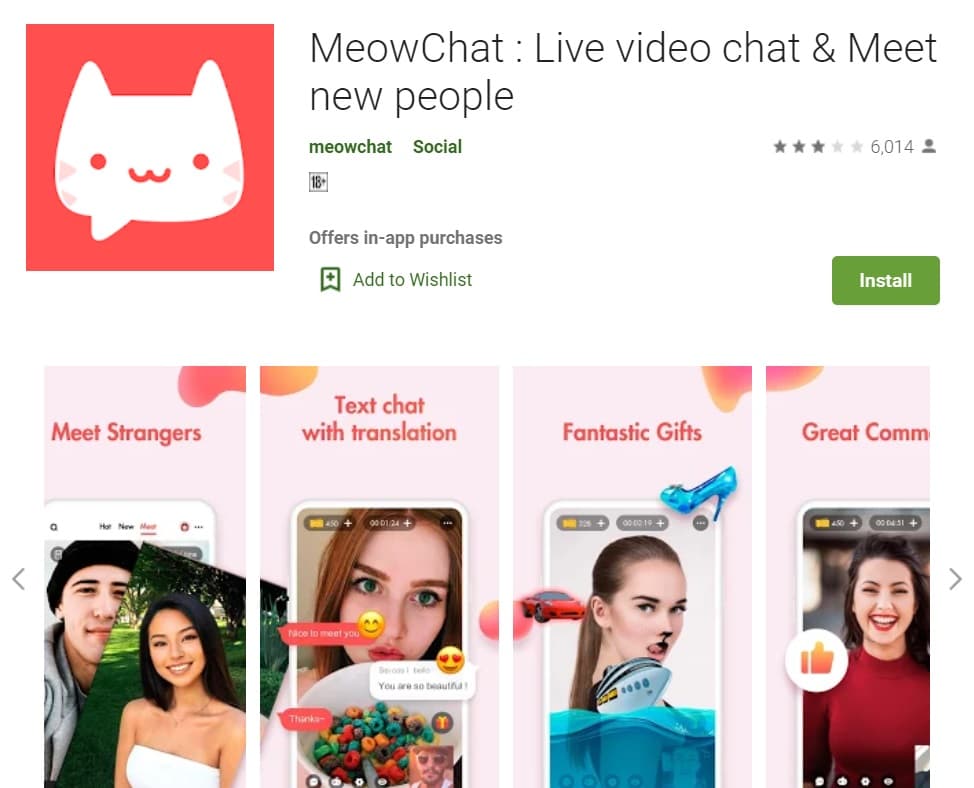 MeowChat Live Video Chat Meet New People