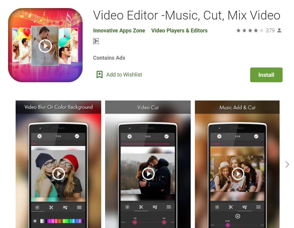 Video Editor Music Cut Mix Video