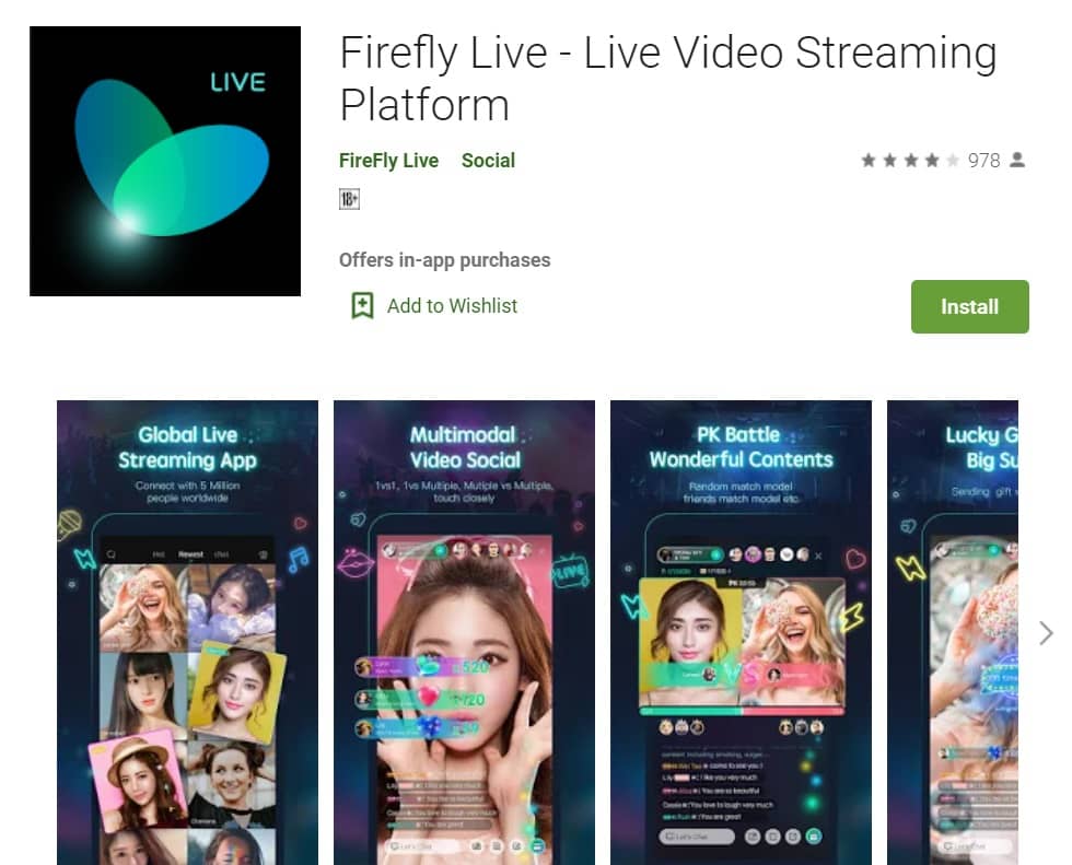 Firefly Live Live Video Streaming Platform