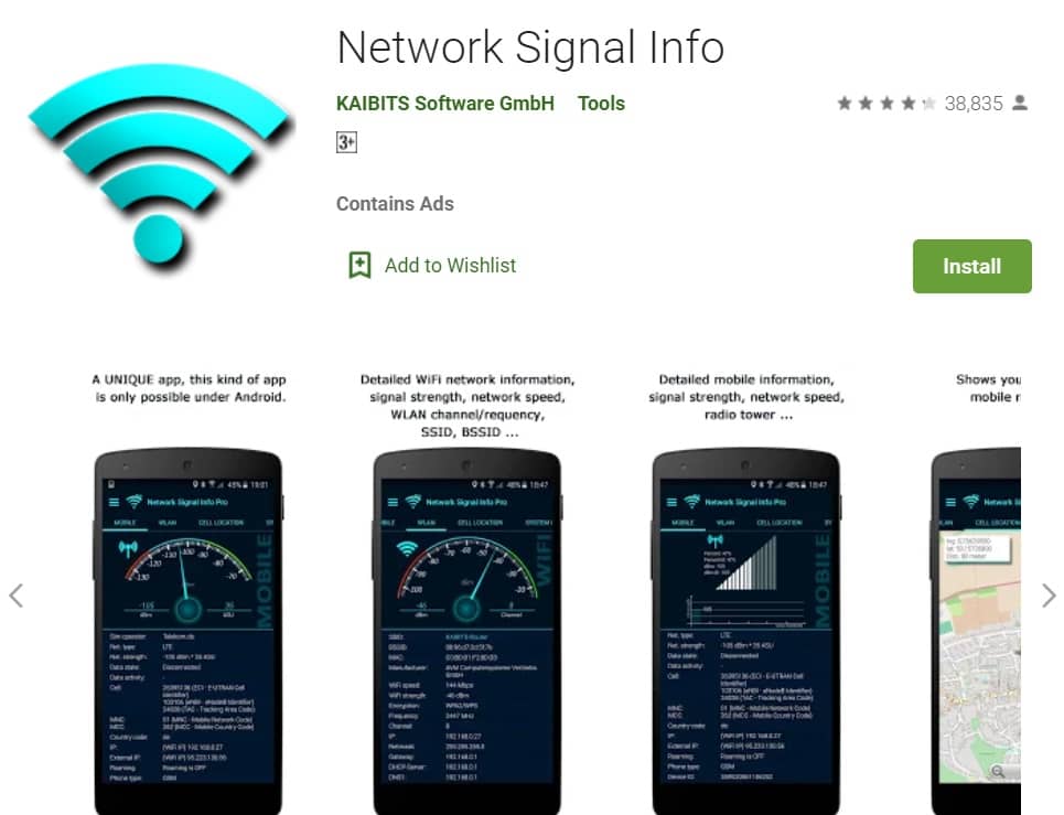 Aplikasi Penangkap Sinyal WiFi