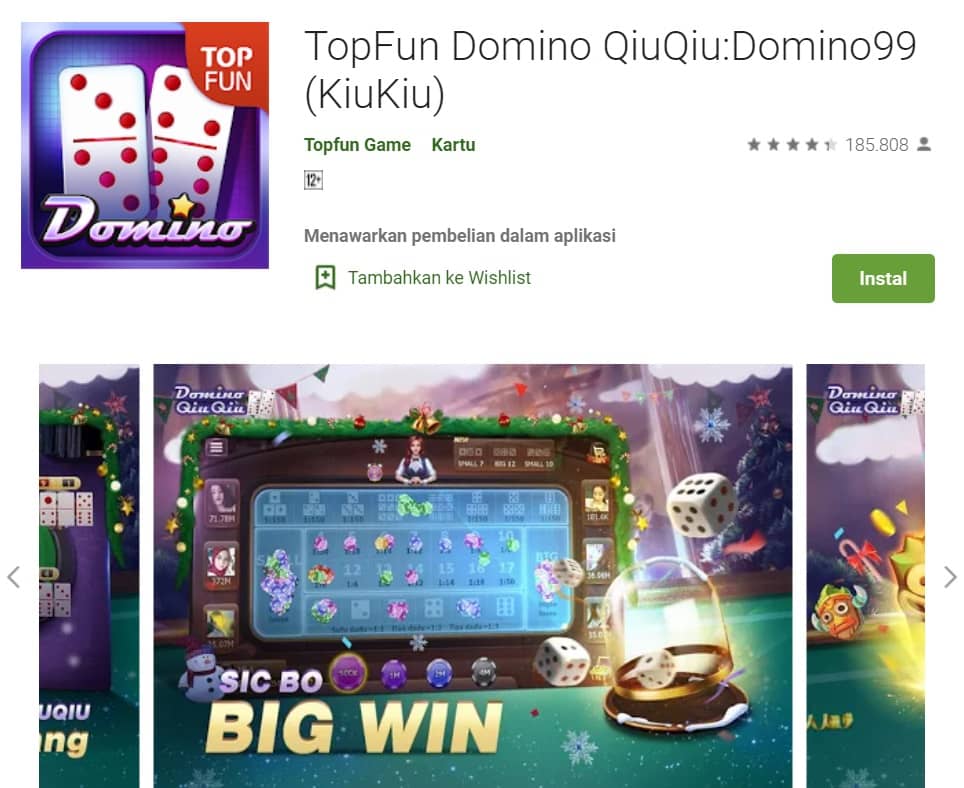 TopFun Domino QiuQiu Domino99 KiuKiu