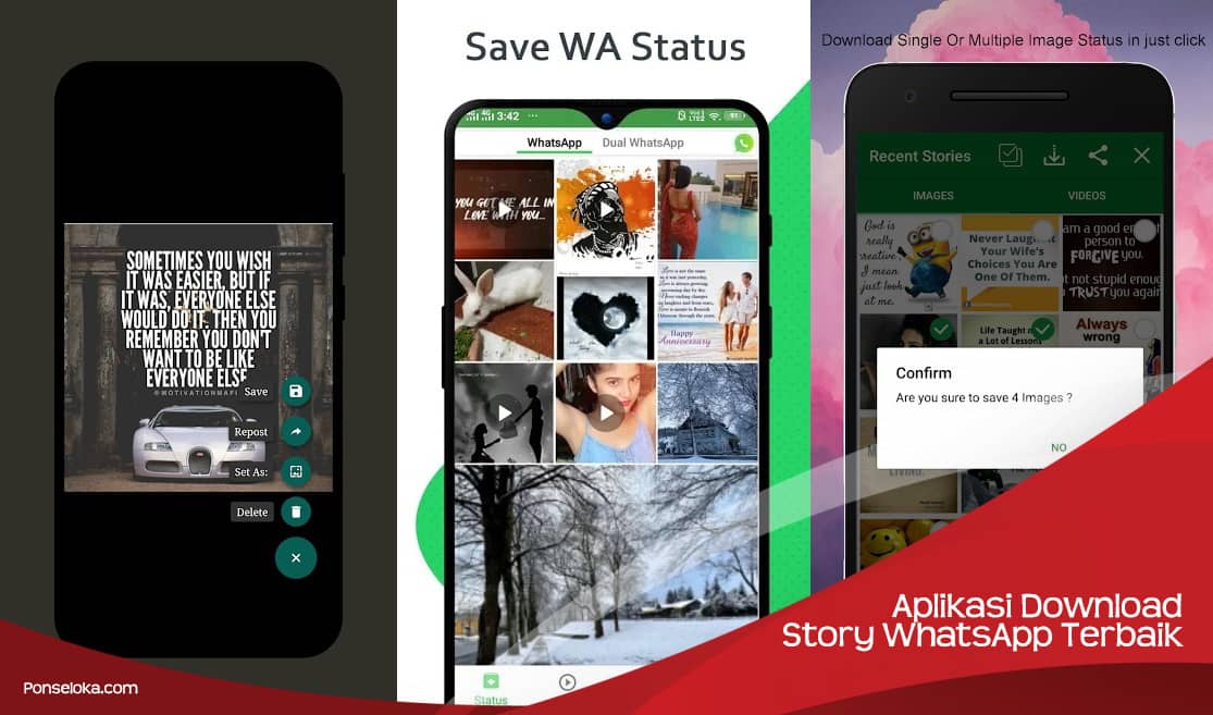 Aplikasi Download Story WhatsApp Terbaik
