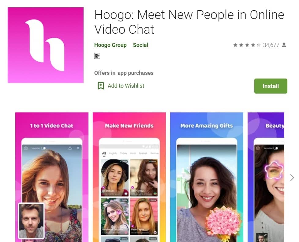 Hoogo Meet New People in Online Video Chat