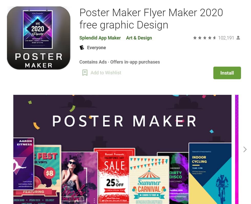 Poster Maker Flyer Maker 2020