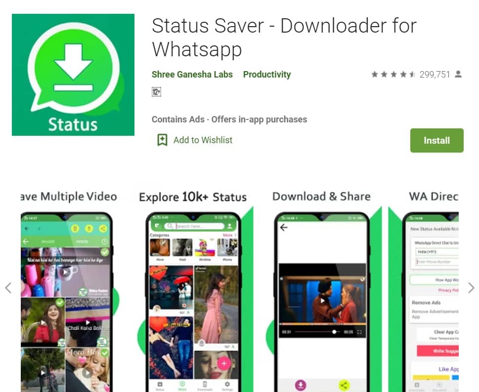 Download Aplikasi Story Saver for WhatsApp