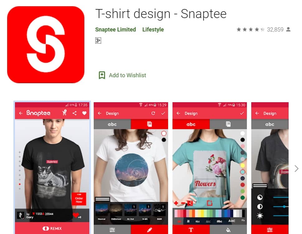 T Shirt Design Snaptee