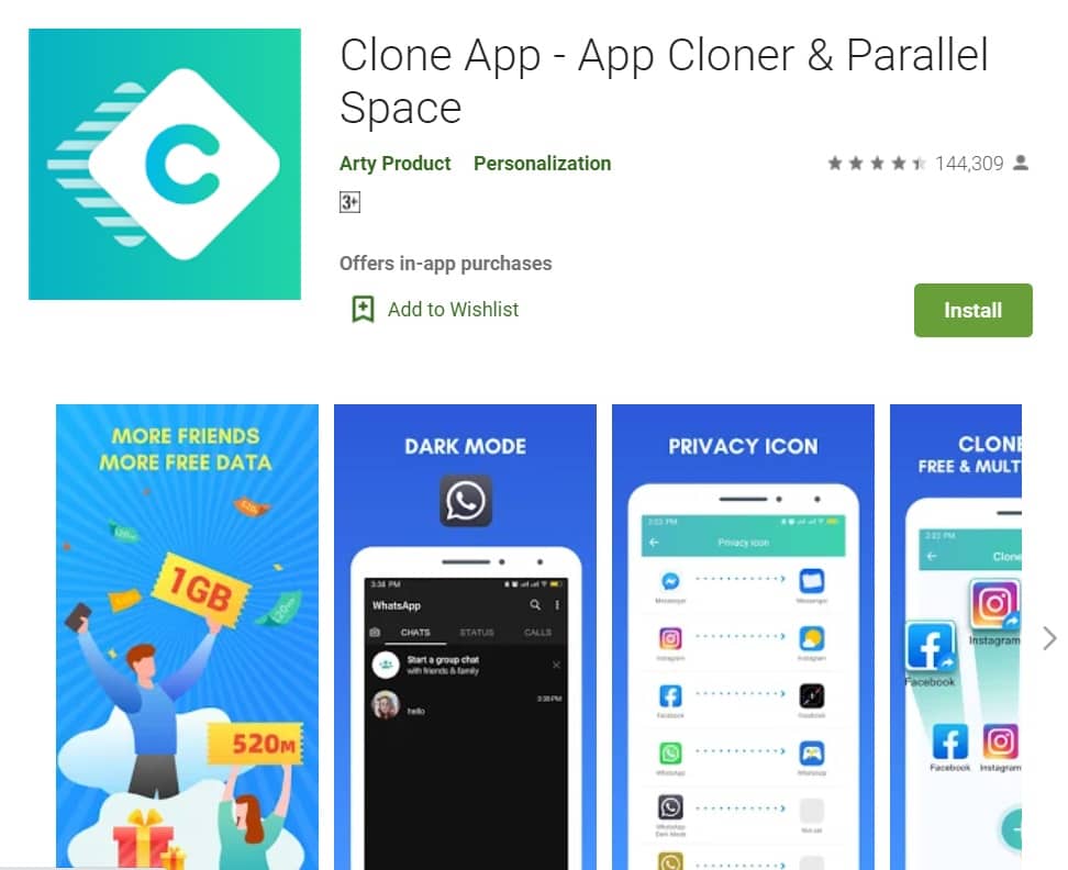 Aplikasi Clone Terbaik Android