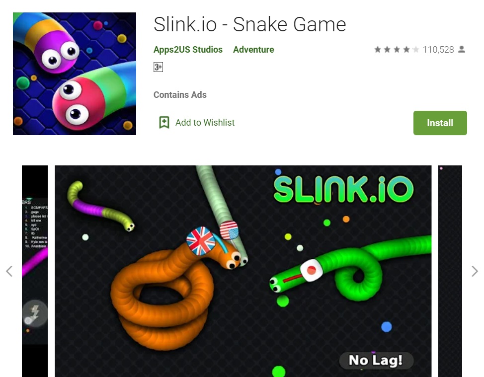 Slink.io Snake Game
