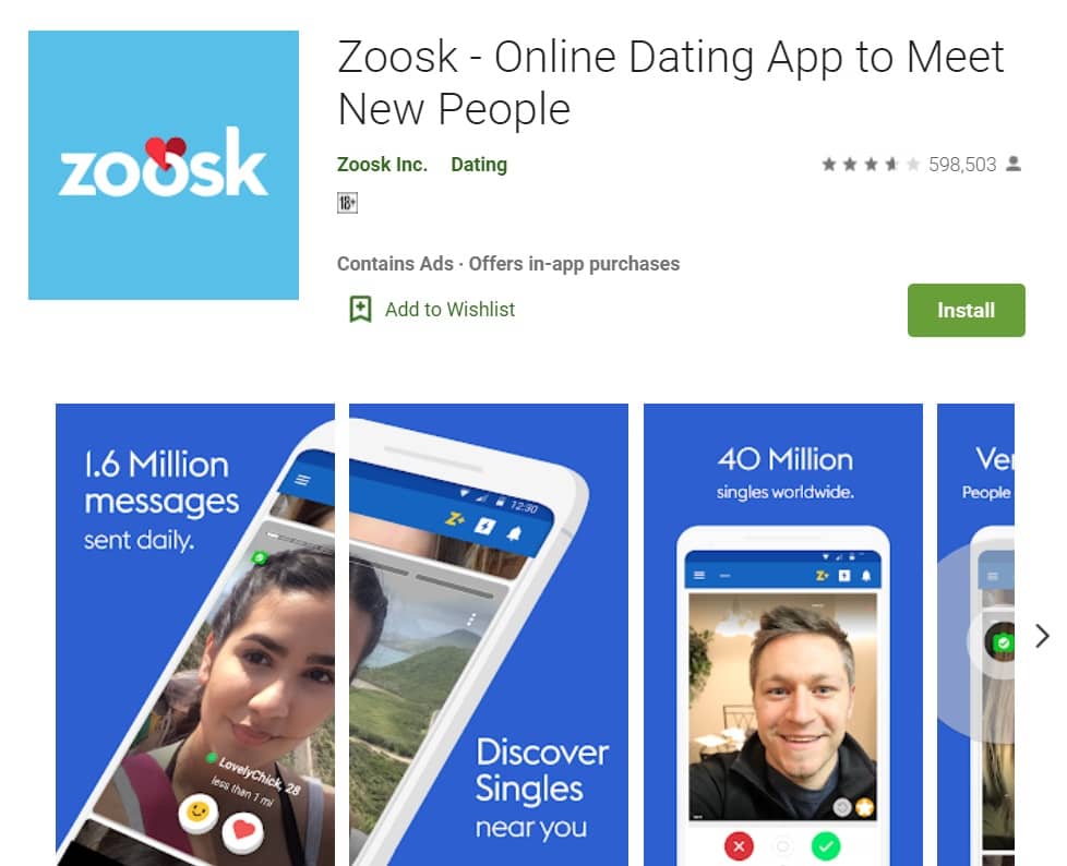 Zoosk Online Dating App to Meet New People