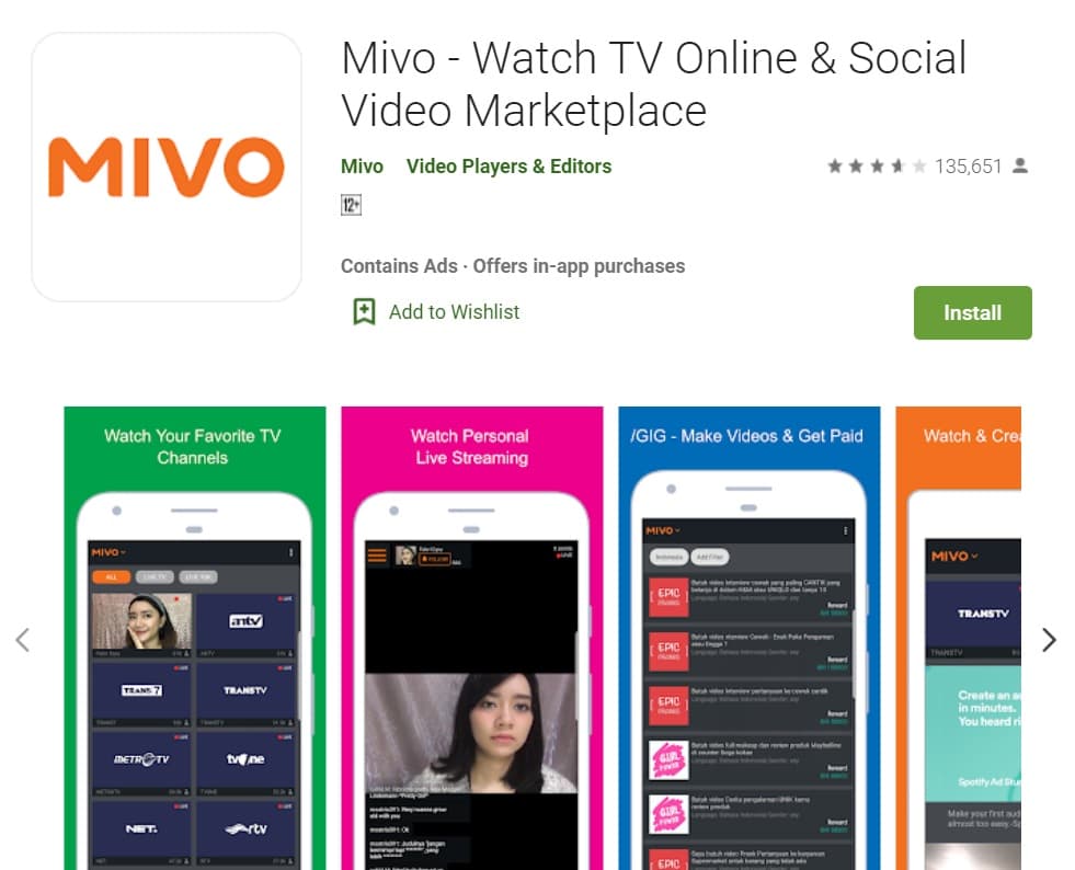 Mivo Watch TV Online