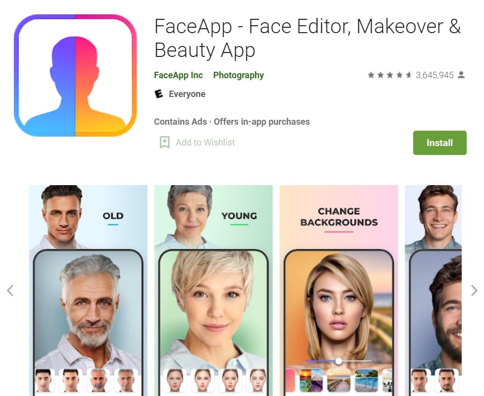 FaceApp Face Editor Makeover Beauty App
