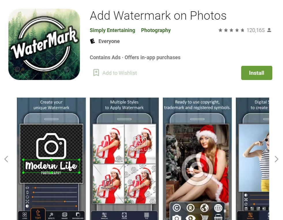 Add Watermark on Photos